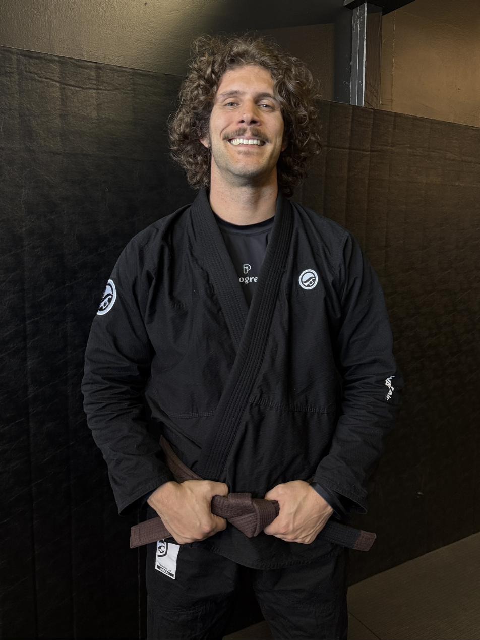 Canaan Frederick, brown belt, founder of Basin Jiu Jitsu